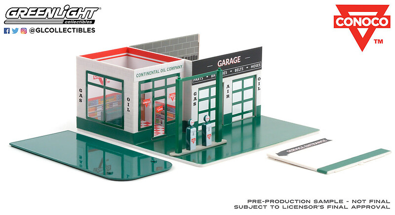 Gasolinera Conoco Greenlight 57081 1/64 