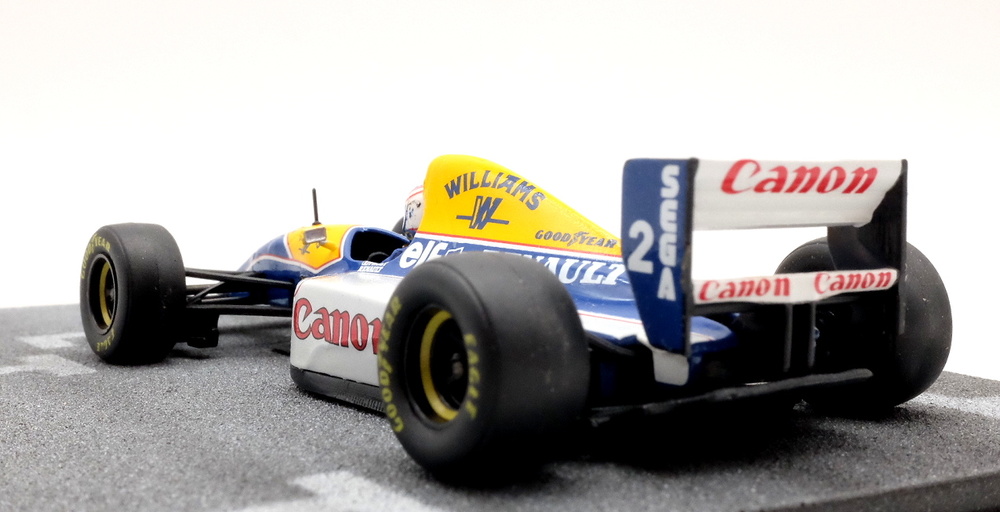 Diorama con 6 figuras Williams FW15B nº 2 Alain Prost (1993) MicroWorld BE10 1/43 