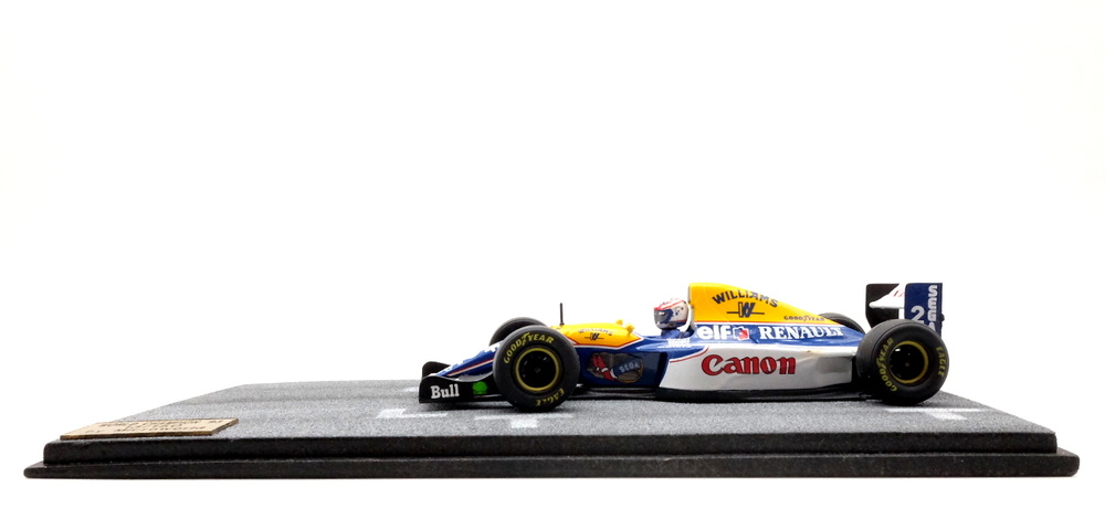 Diorama con 6 figuras Williams FW15B nº 2 Alain Prost (1993) MicroWorld BE10 1/43 