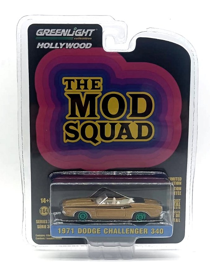 Dodge Challenger 340 - The Mod Squad (1971) Green Machine 1/64 