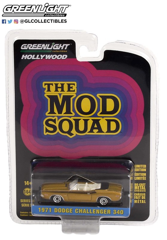 Dodge Challenger 340 - The Mod Squad (1971) Greenlight 44940A 1/64 