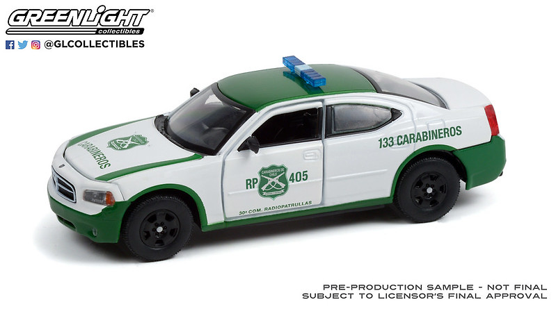 Dodge Charger - Carabineros de Chile (2006) Greenlight 86605 1/43 