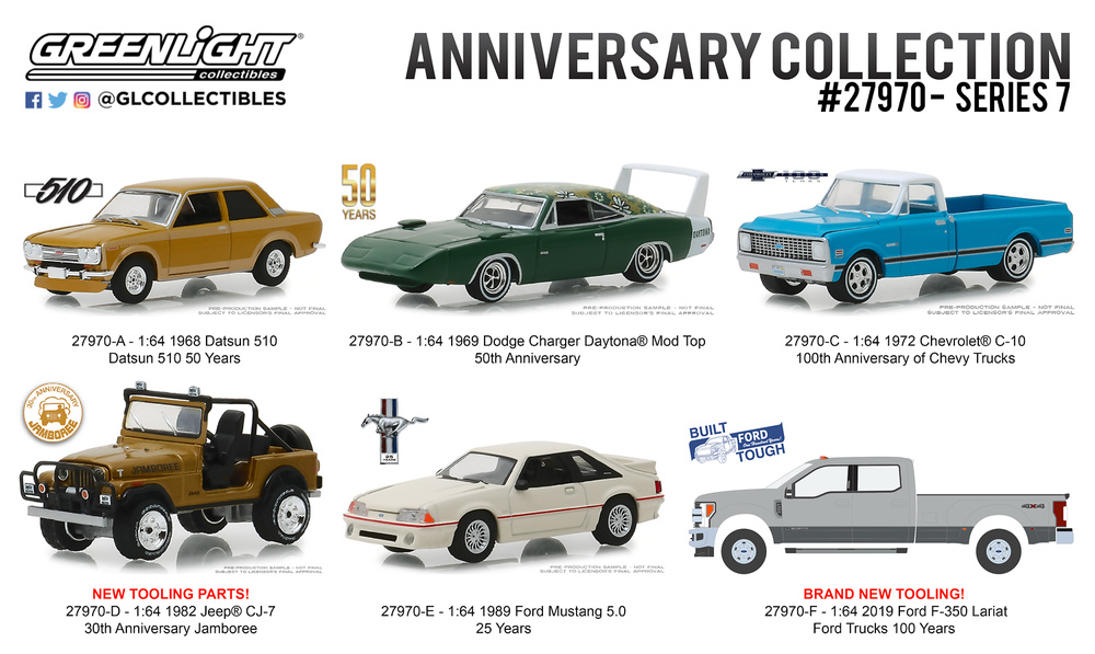 Anniversary Collection Serie 7 (2019) Greenlight 27970 1/64 