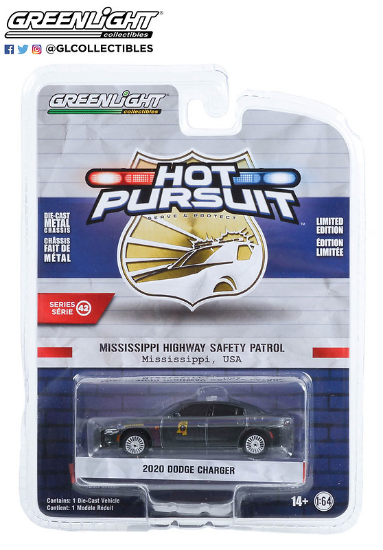 Dodge Charger Mississippi Highway Patrol (2020) Greenlight 43000D 1/64 