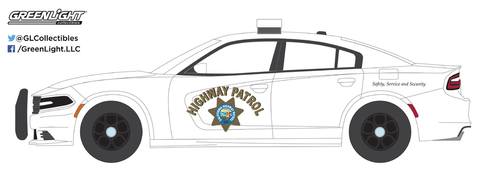 Dodge Charger Policia carretera de Calfornia (2016) Greenlight 42820F 1/64 
