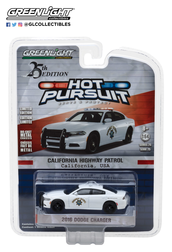 Dodge Charger Policia carretera de Calfornia (2016) Greenlight 42820F 1/64 