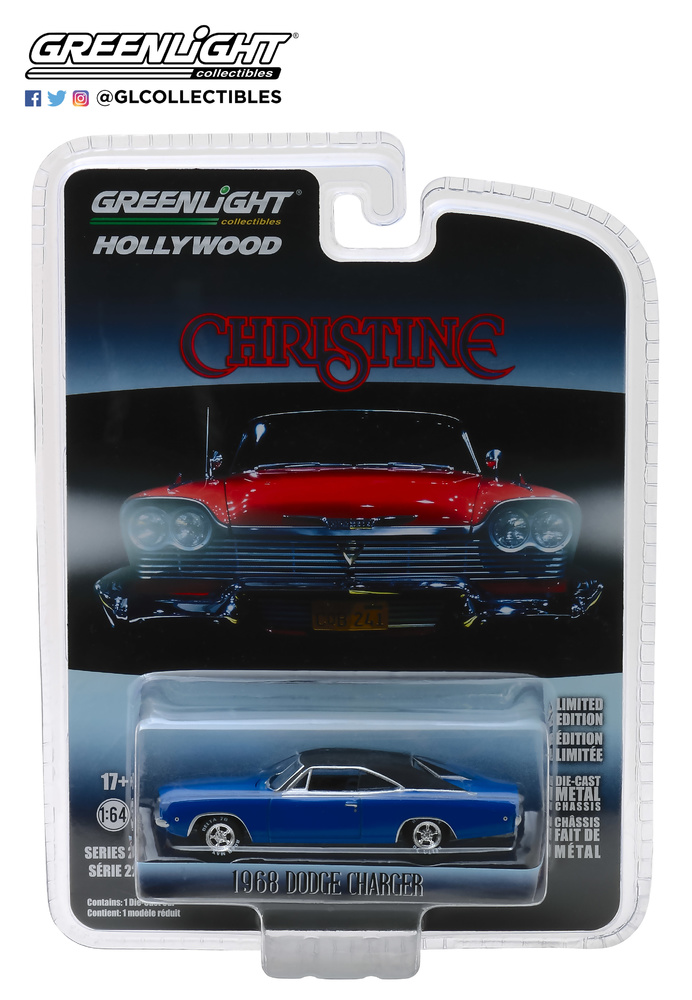 Dodge Charger de 1968 Dennis Guilder's Christine (1983) Greenlight 44820E 1/64 