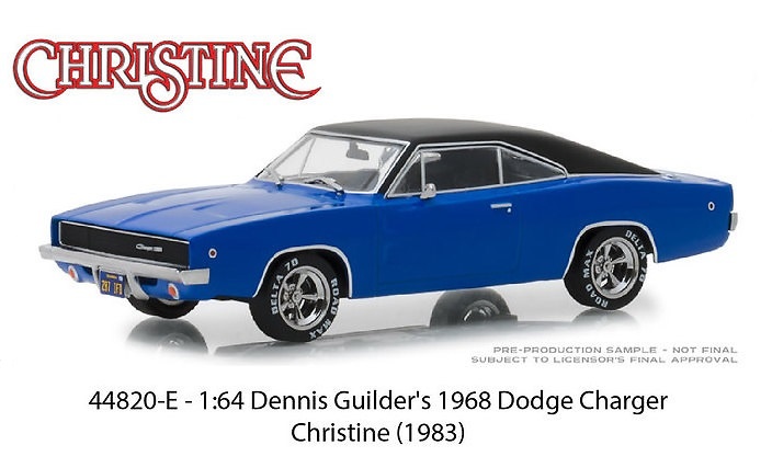 Dodge Charger de 1968 Dennis Guilder's Christine (1983) Greenlight 44820E 1/64 