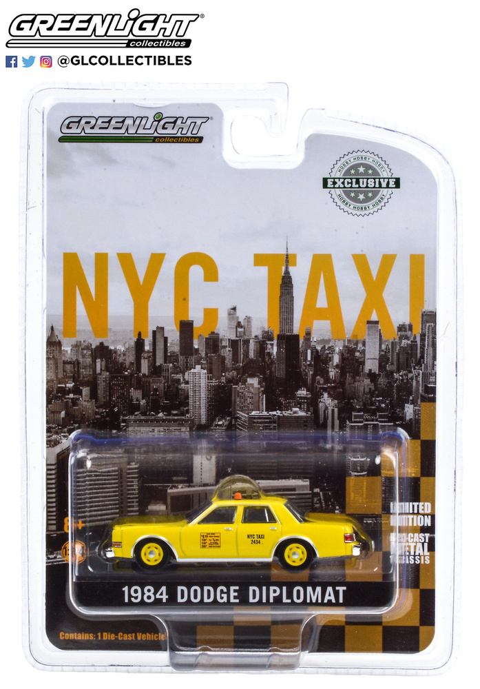 Dodge Diplomat Taxi de Nueva York (1984) Greenlight 30199 1/64 