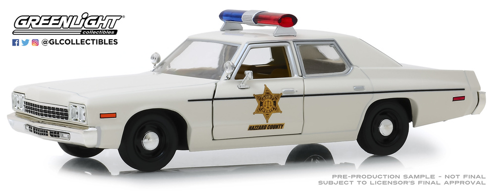 Dodge Mónaco Hazzard County Sheriff (1975) Greenlight 84094 1/24 