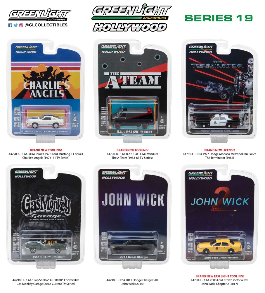 Hollywood Series 19 Greenlight 1/64 