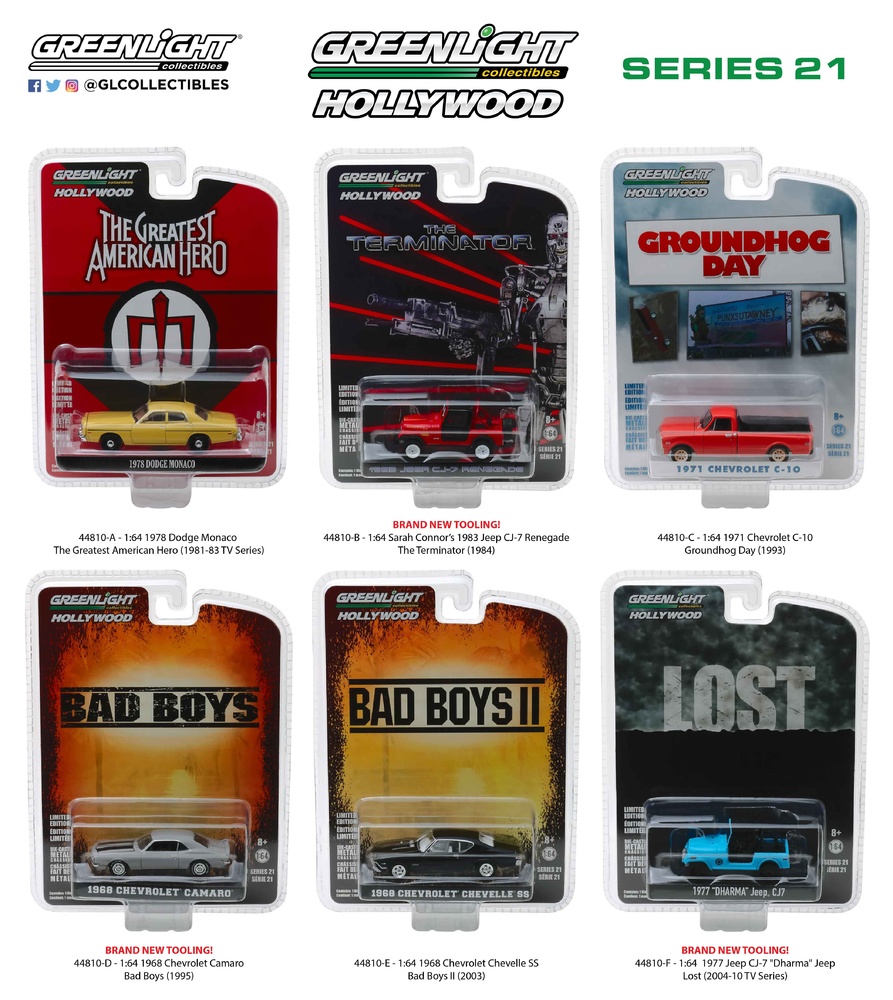 Hollywood serie 21 Greenlight 44810 1/64 