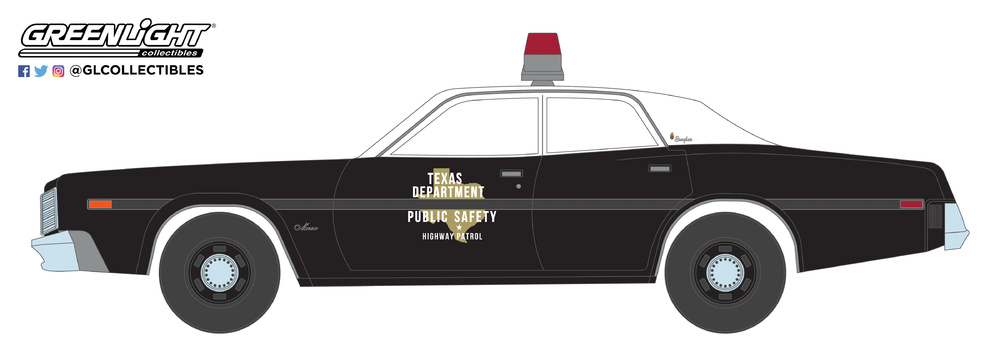 42870-B 1:64 Hot Pursuit Series 30 - 1977 Dodge Monaco - Texas Highway Patrol 