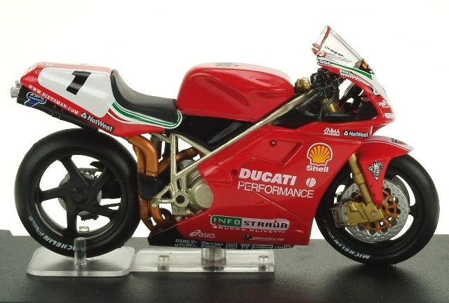 Ducati 996 nº 1 Carl Fogarty (1999) Altaya 702649 1/24 