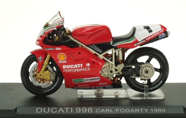 Ducati 996 nº 1 Carl Fogarty (1999) Altaya 702649 1/24 