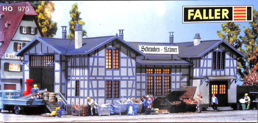 Edificio Nave para fábrica Kit Faller 130970 1/87 