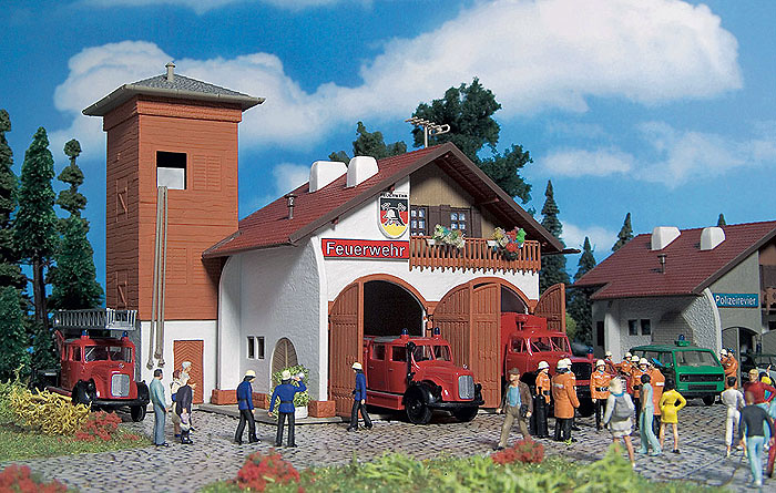 Estación de Bomberos Kit Vollmer 3761 1/87 