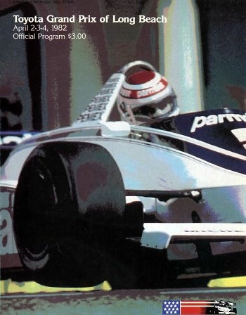 Poster del GP. USA West circuito de Long Beach de 1982 