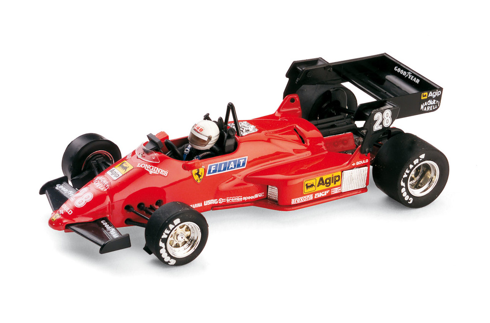 Ferrari 126 C4 nº 28 Rene Arnoux (1984) Brumm 1/43 Con Piloto 