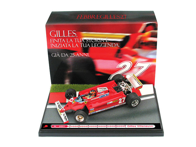 Ferrari 126 CK turbo Gilles Villeneuve nº 27 (1981) Brumm 1/43 