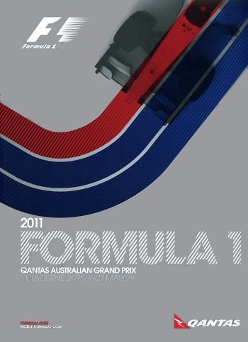 Poster del GP. F1 de Australia de 2011 