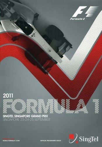 Poster del GP. F1 de Singapur de 2011 