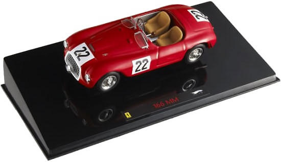 Ferrari 166 MM Barchetta Le Mans nº 22 (1949) Hot Wheels 1/43 