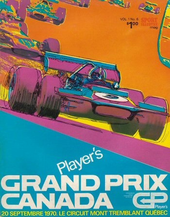 Poster del GP. F1 de Canadá de 1970 