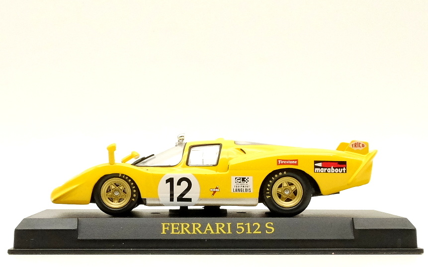 Ferrari 512 S nº 12 (1971) Fabbri 1/43 