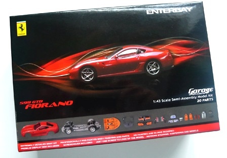 Ferrari 599 GTB Fiorano Kit Montaje Pintado Enterbay FRM0001210 1/43 