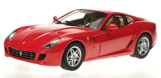 Ferrari 599 GTB Fiorano Rojo Elite Hot Wheels 1/18 