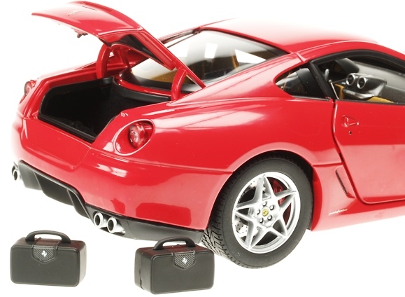 Ferrari 599 GTB Fiorano Rojo Elite Hot Wheels 1/18 