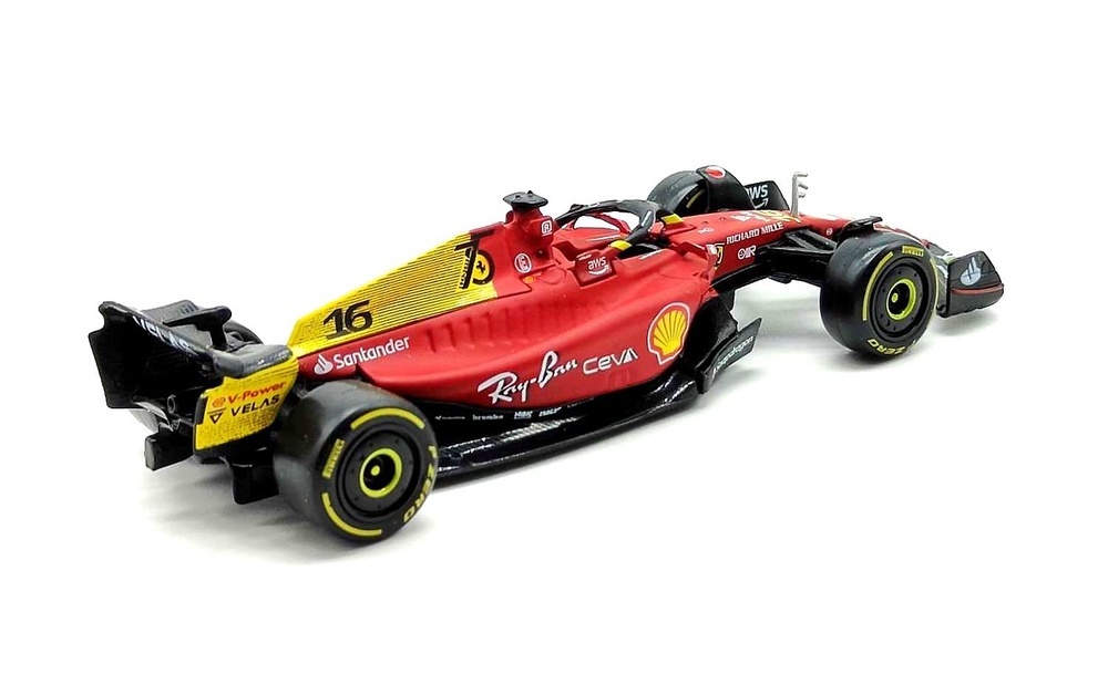 Ferrari F1-75 nº 16 Charles Leclerc (2022) sin piloto Bburago 1/43 