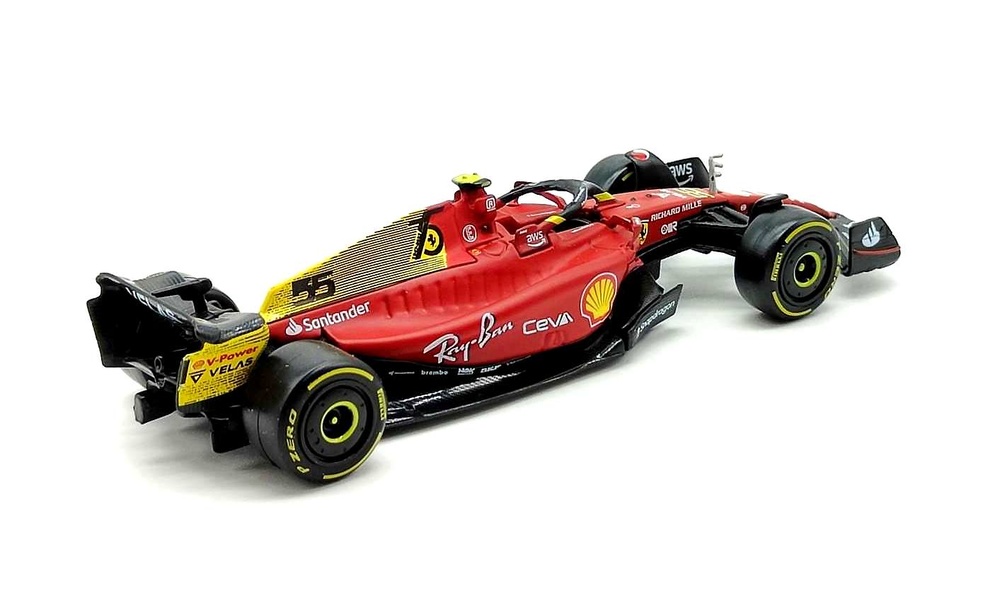 Ferrari F1-75 nº 55 Carlos Sainz (2022) sin piloto Bburago 1/43 