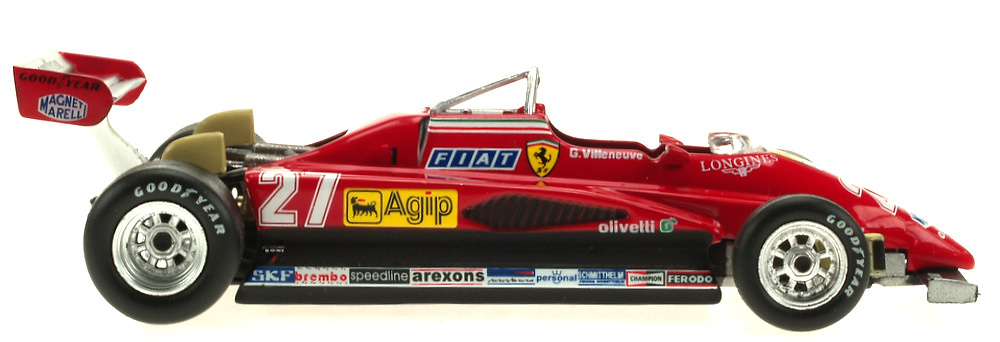 Ferrari F126 C2 nº 27 Gilles Villeneuve (1982) Fabbri 1/43 