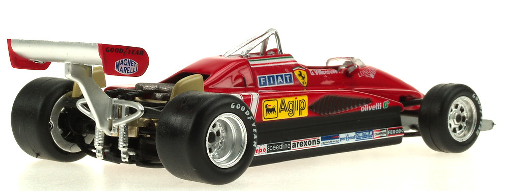 Ferrari F126 C2 nº 27 Gilles Villeneuve (1982) Fabbri 1/43 