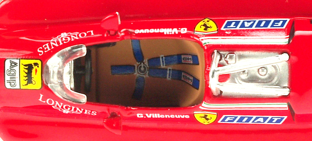 Ferrari F126 C2 nº 27 Gilles Villeneuve (1982) Fabbri 1/43 