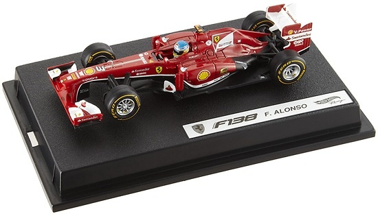 Ferrari F138 nº 3 Fernando Alonso (2013) Hot Wheels BCK16 1:43 Ferrari F138 nº 3 Fernando Alonso (2013) Hot Wheels 1:43