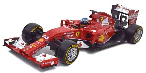 Ferrari F14 T nº 14 Fernando Alonso (2014) HotWheels BLY69 1:43 