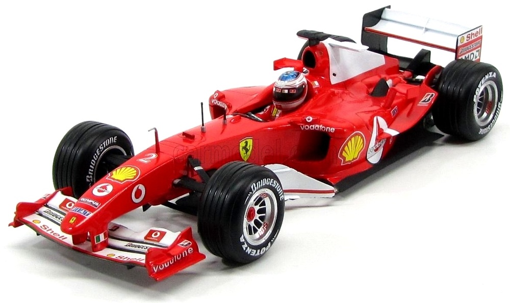 Ferrari F2004 nº 2 Rubens Barrichello (2004) Hot Wheels B6201 1/18 