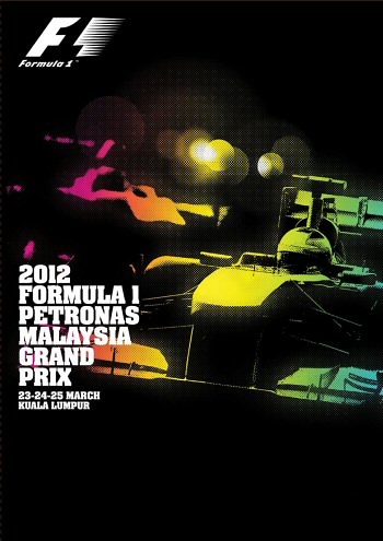 Poster del GP. F1 de Malasia de 2011 