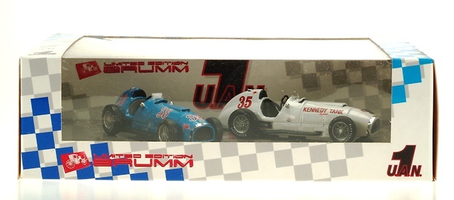 Ferrari F375 nº 38 + Ferrari F375 nº 35 Indy (1952) Brumm UAN-B01 1/43 