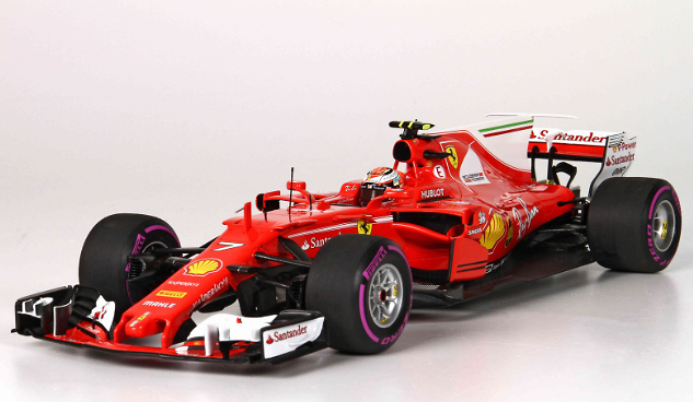 Ferrari SF70-H nº 7 Kimi Raikkonen (2017) BBR181707 1/18 