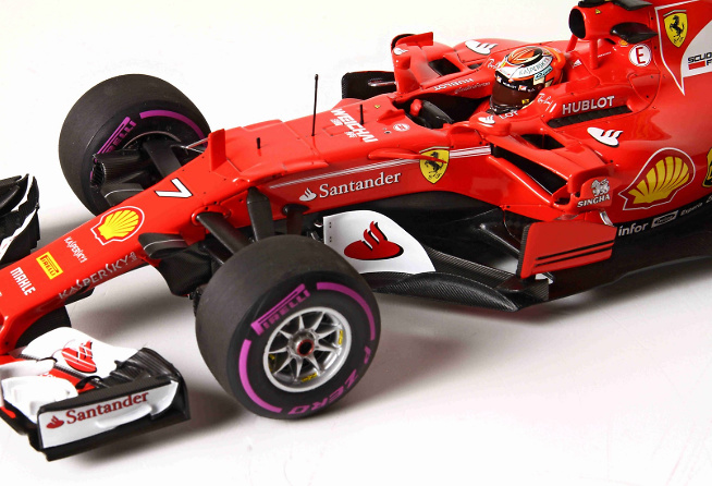 Ferrari SF70-H nº 7 Kimi Raikkonen (2017) BBR181707 1/18 