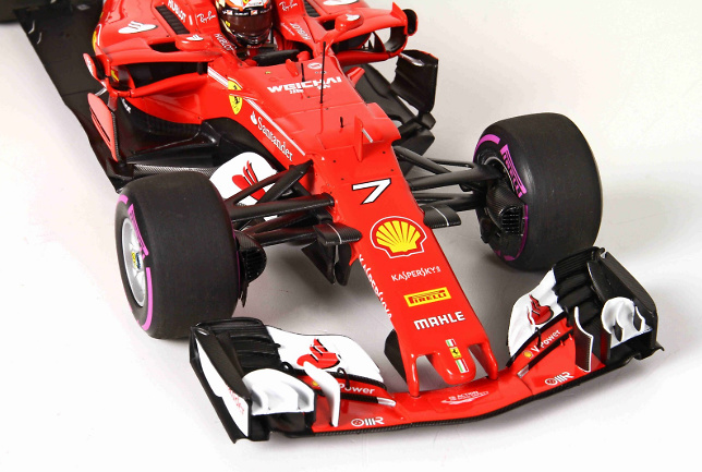Ferrari SF70-H nº 7 Kimi Raikkonen (2017) BBR181707 1/18 