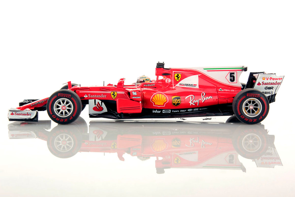 Ferrari SF70H GP. Mónaco nº 5 Sebastian Vettel (2017) Look