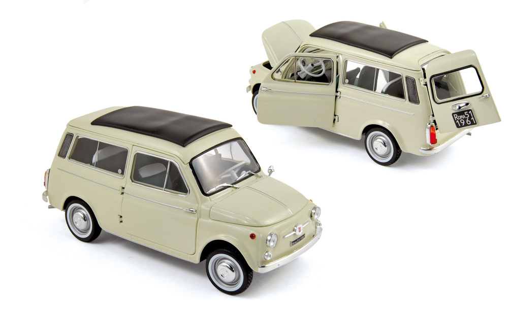 Fiat 500 Giardiniera (1960) Norev 187721 1/18 Modelo Descatalogado