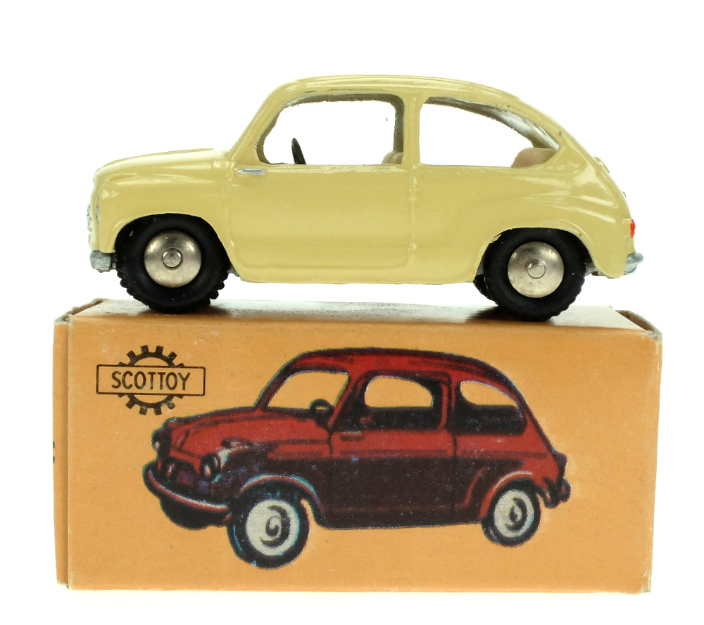 Scottoy 33C Fiat 600 (1955) Scott 1/50 Color Crema