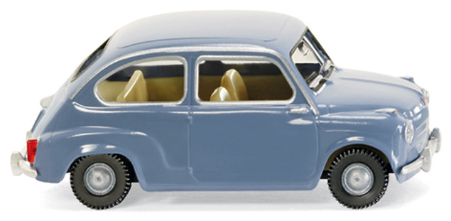 Fiat 600 (1956) Wiking 1/87 Azul 