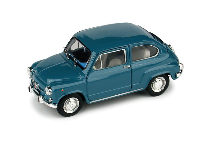 Fiat 600 D (1965) Brumm 1/43 Azul Medio 